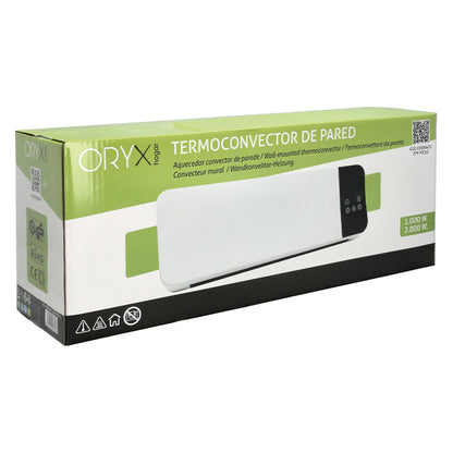 Termoconvector De Pared Split 1000 / 2000 Watt.