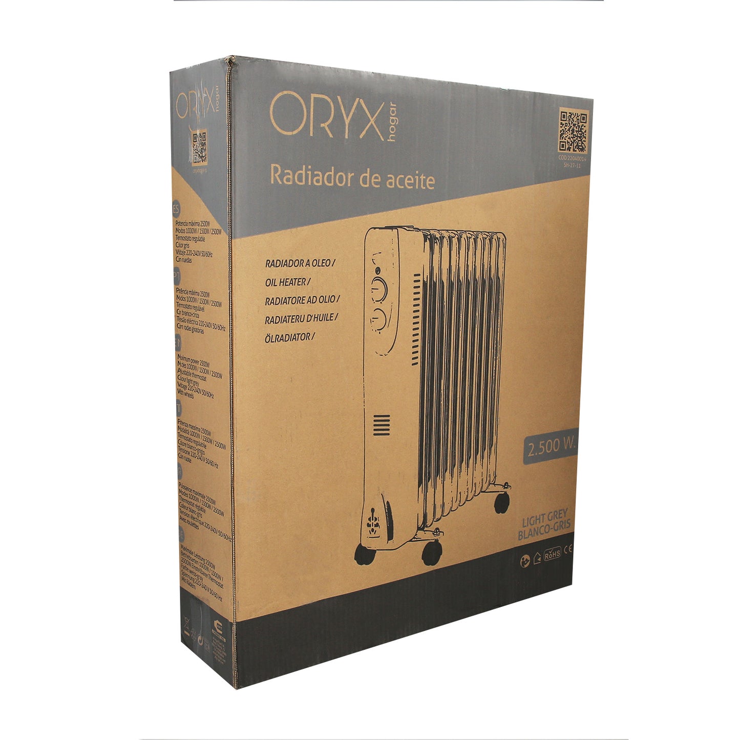 Radiador Aceite 2500w 11 Elementos