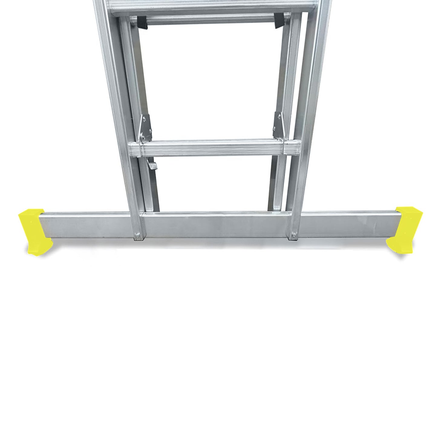 Escalera Aluminio 2 Tramos 12+12 Peldaños. Plegable, Antideslizante, Resistente