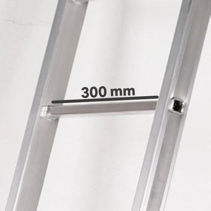 Escada Telescópica de Alumínio 5+5 Degraus