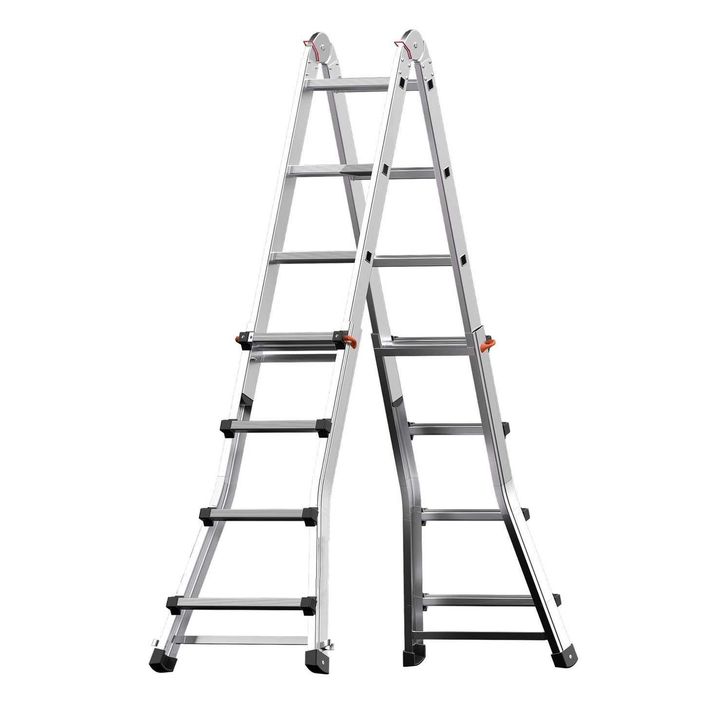 Escada Telescópica de Alumínio 5+5 Degraus