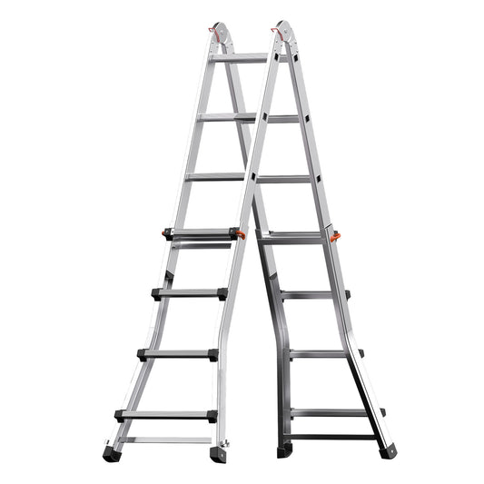 Escada Telescópica de Alumínio 5+5 Degraus