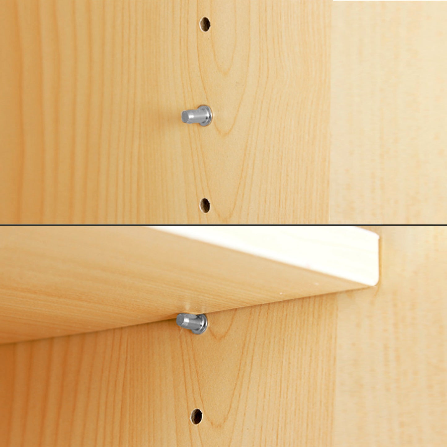 Suporte Metálico Com Ancoragem 5 Ø mm. Para Prateleiras/Prateleiras (Caixa 100 Unidades)
