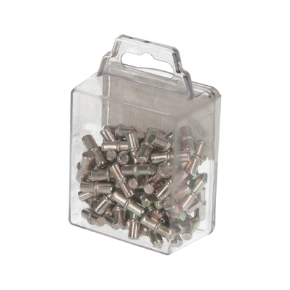 Suporte Metálico Com Ancoragem 5 Ø mm. Para Prateleiras/Prateleiras (Caixa 100 Unidades)
