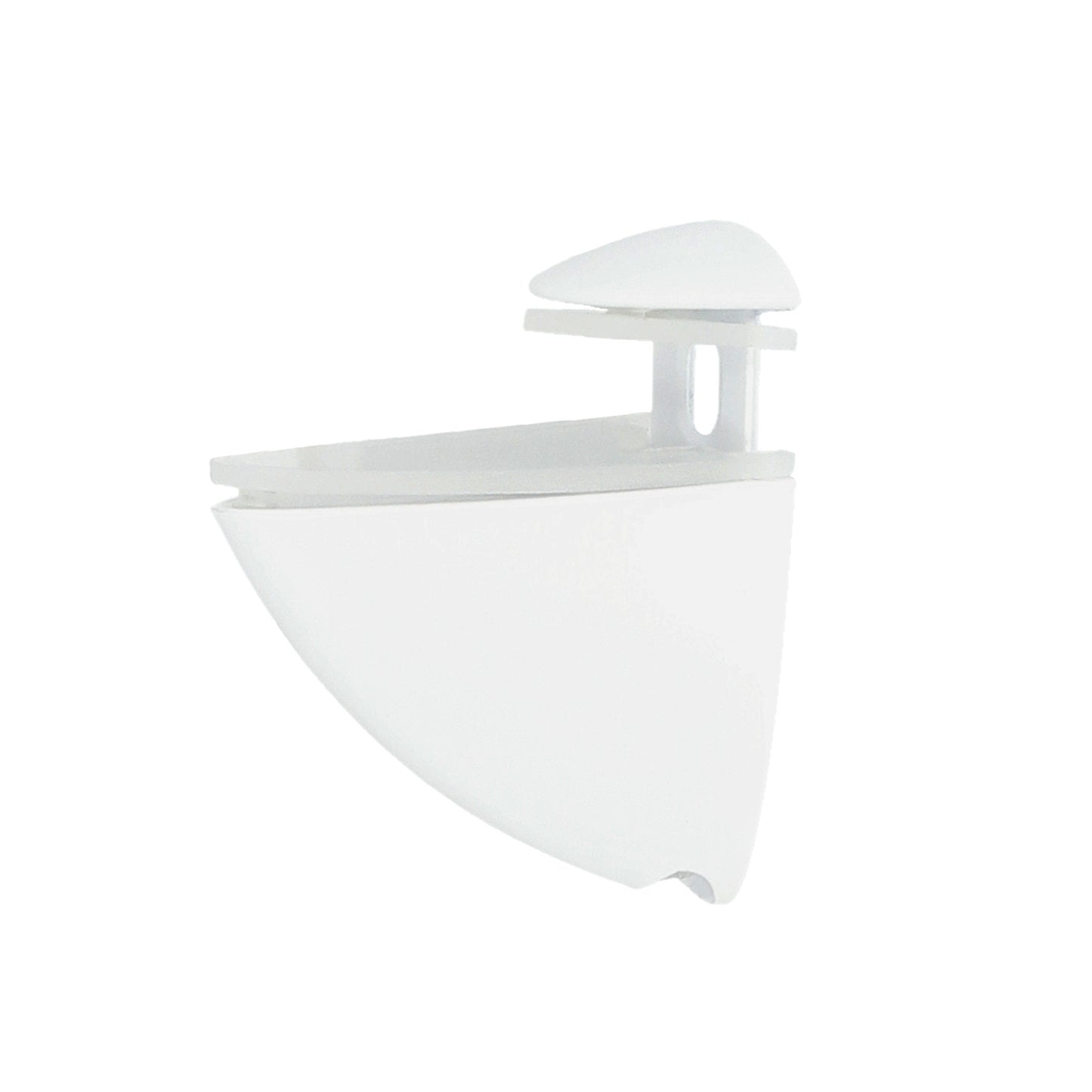 Suporte Ajustável Pelicano Para Prateleira 1 / 20 mm. Branco (1 Peça)