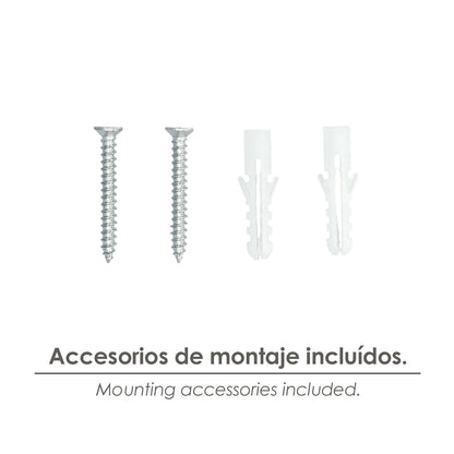 Suporte Ajustável Pelicano Para Prateleira 1 / 20 mm. Branco (1 Peça)