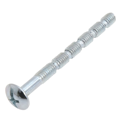 Parafuso Multicorte para Cabos M4x45 mm. (Caixa 100 unidades). Zincado. Cortável em 20 / 25 / 30 / 35 / 40 mm.