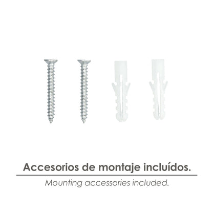 Suporte Pelicano Ajustável Para Prateleira 1 / 35 mm. Branco (1 peça)