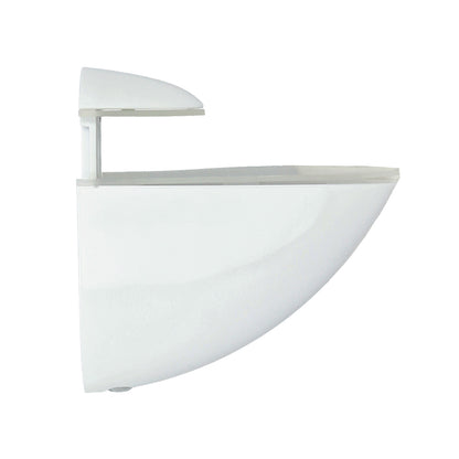 Suporte Pelicano Ajustável Para Prateleira 1 / 35 mm. Branco (1 peça)