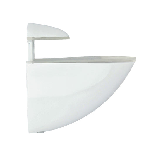 Soporte Pelicano Regulable Para Estante 1 / 35 mm. Blanco  (1 Pieza)