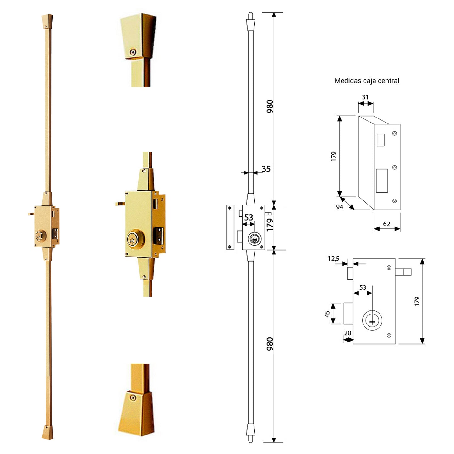 Tesa Security Lock TS30 /t6/DAE ​​​​Direito