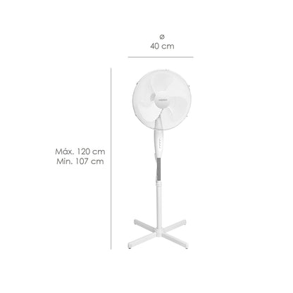 Ventilador de pé Maurer 123 cm. do Alto