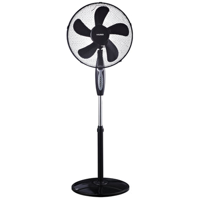 Ventilador de Pé Ø 40 Cm 45 Watt. 3 velocidades 5 lâminas de tamanho grande, 3 velocidades, com temporizador.