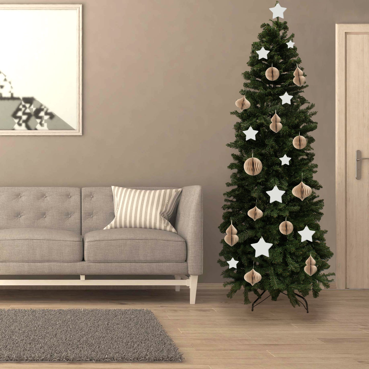 Arbol De Navidad 240 cm. Slim (estrecho) 1217 Ramas PVC
