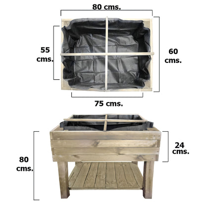 Huerto Urbano 60x80x80cm