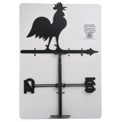 Cata-vento Galo Aço 47x70 cm.